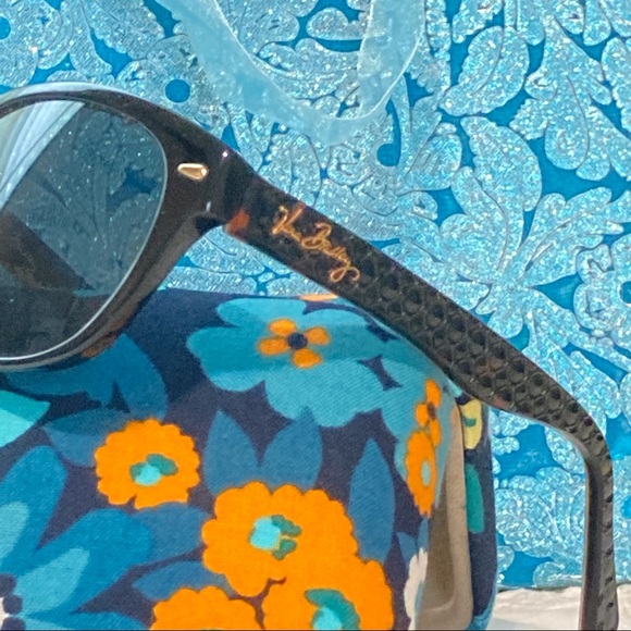 RELISTED | VERA BRADLEY Claudette Frame and Hard Case Pattern Midnight Blues - Picture 7 of 12